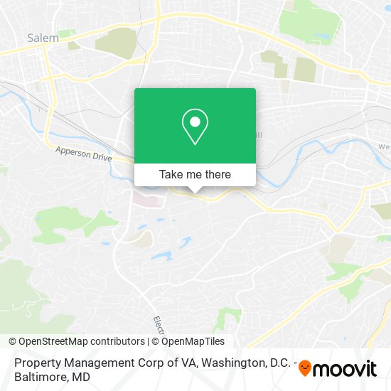 Property Management Corp of VA map