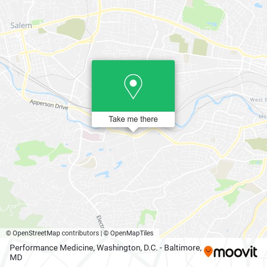 Performance Medicine map