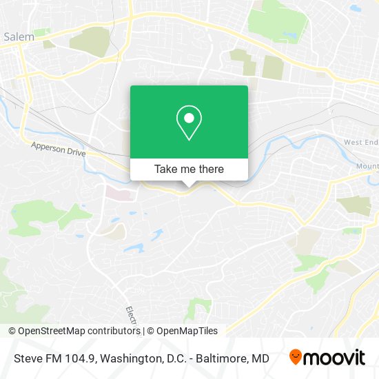 Steve FM 104.9 map
