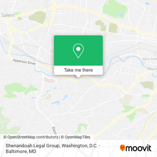 Shenandoah Legal Group map