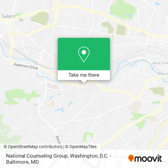 National Counseling Group map