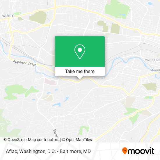 Mapa de Aflac