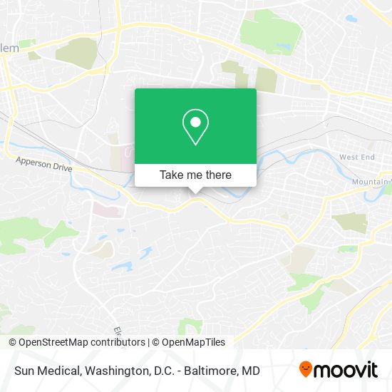 Mapa de Sun Medical