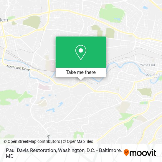 Paul Davis Restoration map