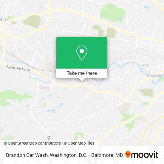 Mapa de Brandon Car Wash