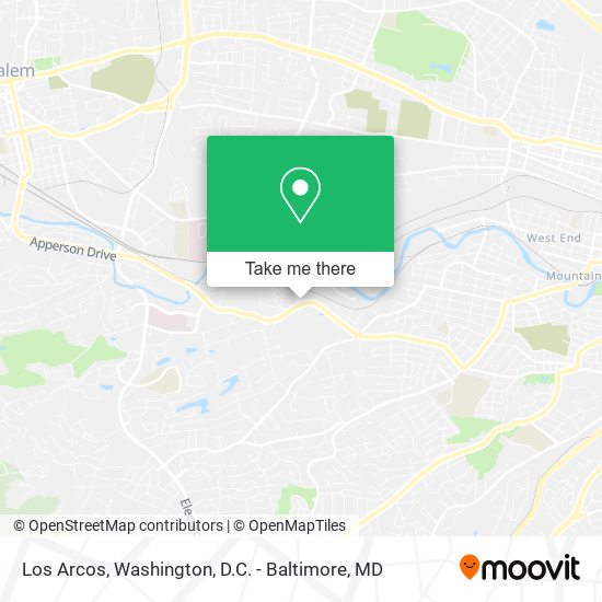 Los Arcos map