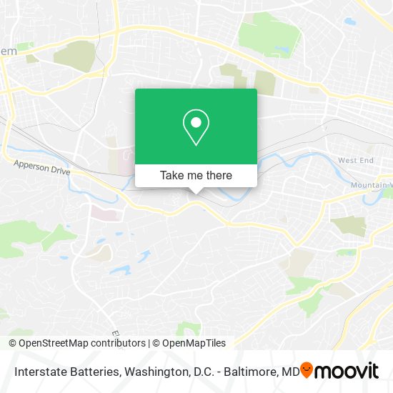 Interstate Batteries map