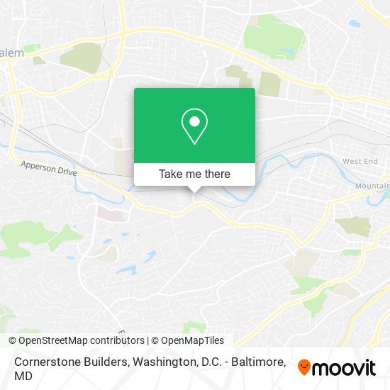 Cornerstone Builders map