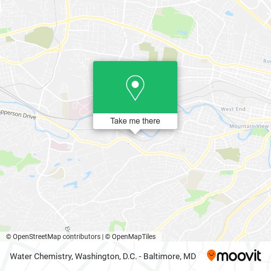 Water Chemistry map