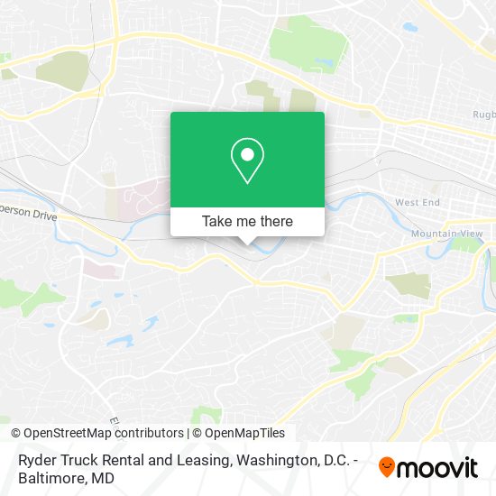 Ryder Truck Rental and Leasing map