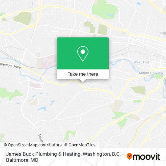 James Buck Plumbing & Heating map
