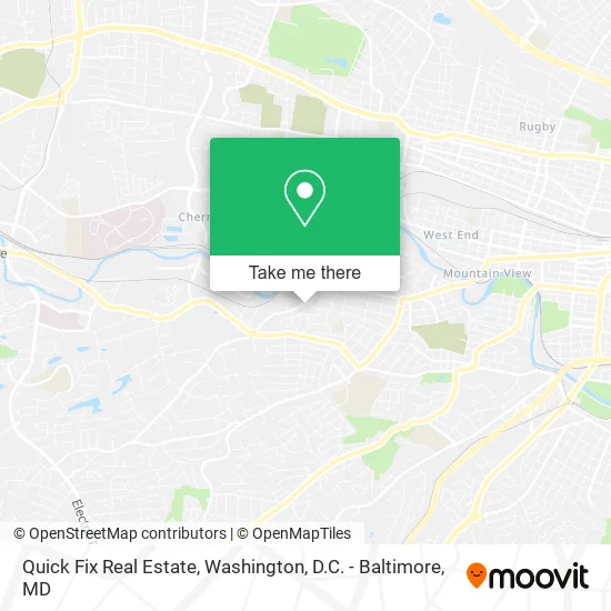 Mapa de Quick Fix Real Estate