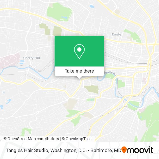 Mapa de Tangles Hair Studio