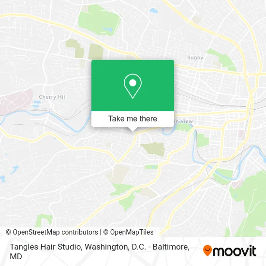 Tangles Hair Studio map