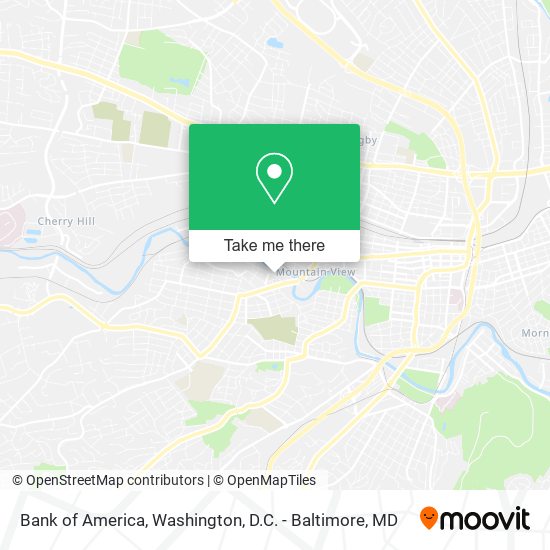 Bank of America map