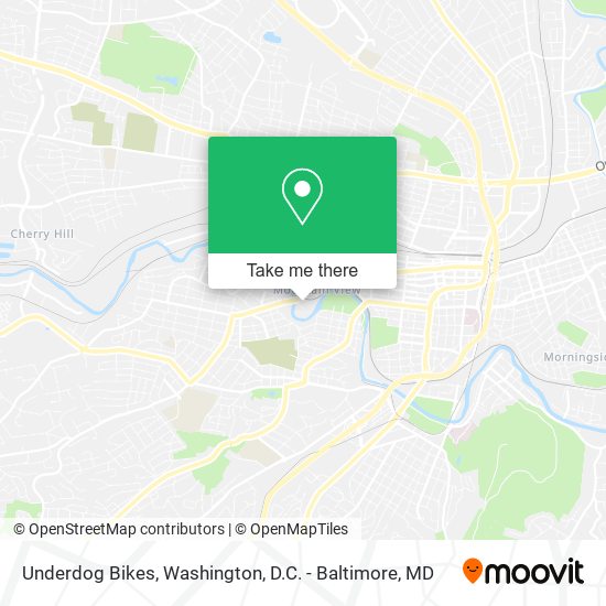 Mapa de Underdog Bikes