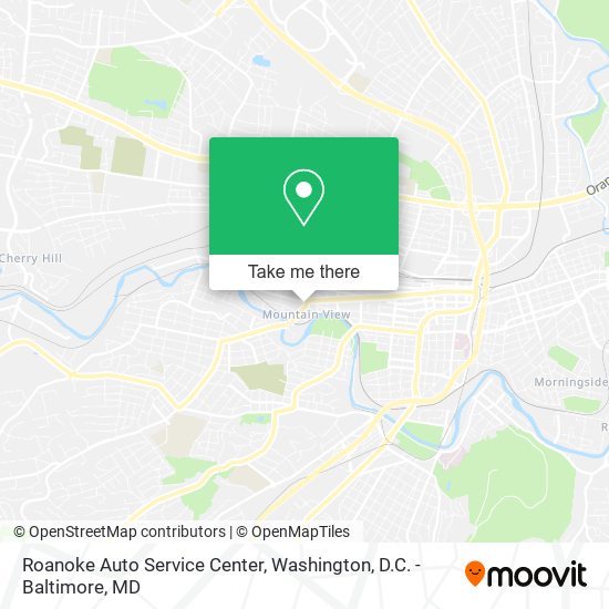 Roanoke Auto Service Center map