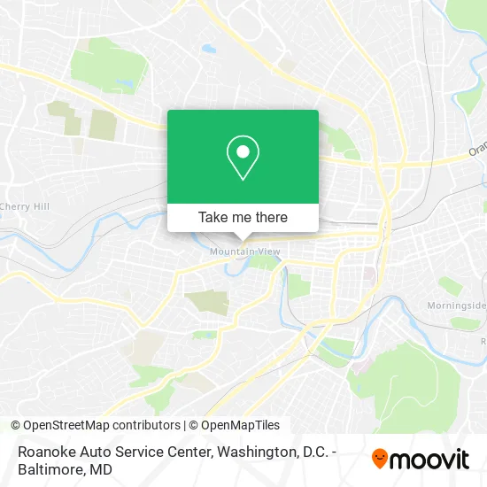 Mapa de Roanoke Auto Service Center