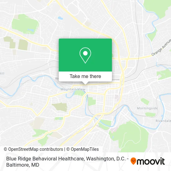 Blue Ridge Behavioral Healthcare map