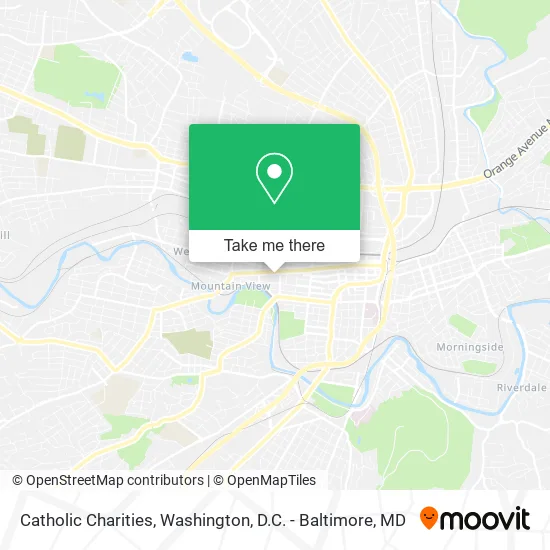 Mapa de Catholic Charities