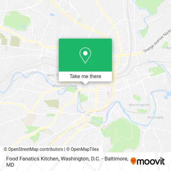 Food Fanatics Kitchen map