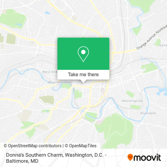 Donna's Southern Charm map