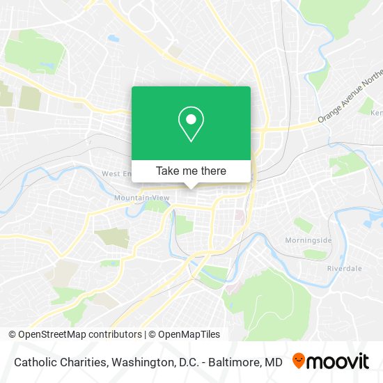 Mapa de Catholic Charities