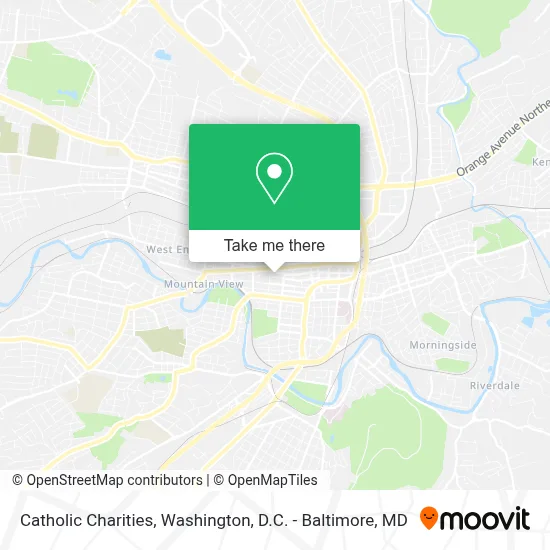 Catholic Charities map