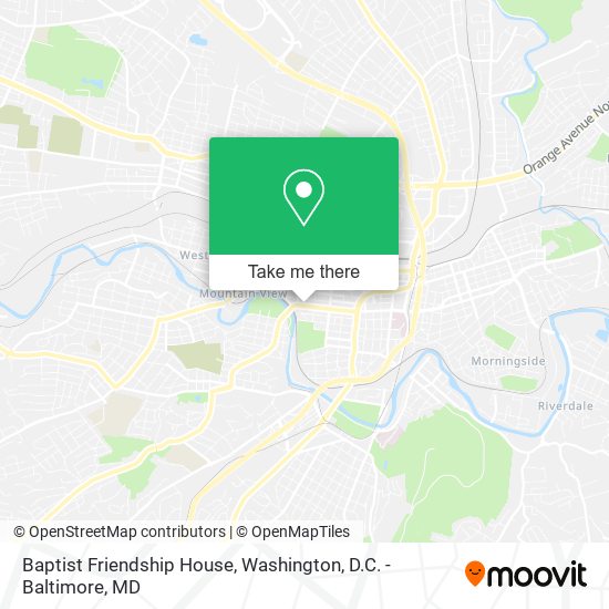 Baptist Friendship House map