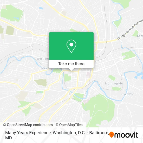 Many Years Experience map