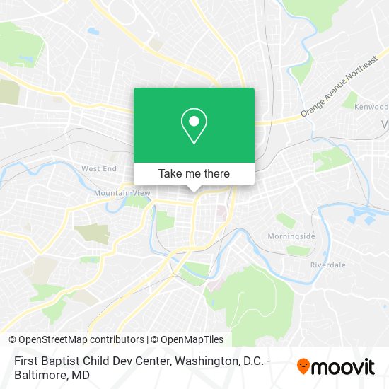 First Baptist Child Dev Center map