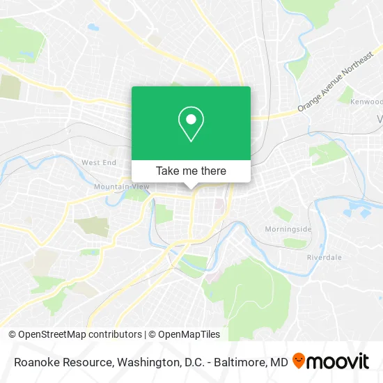 Mapa de Roanoke Resource