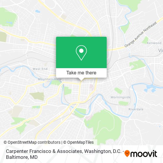 Carpenter Francisco & Associates map