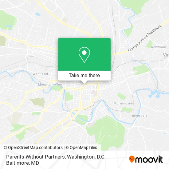 Mapa de Parents Without Partners