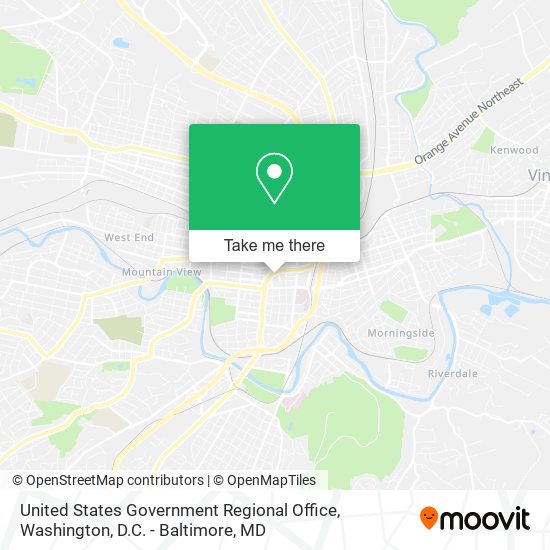 Mapa de United States Government Regional Office