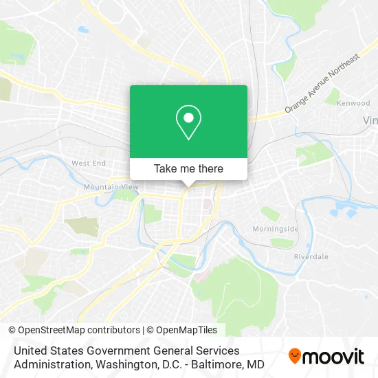 Mapa de United States Government General Services Administration