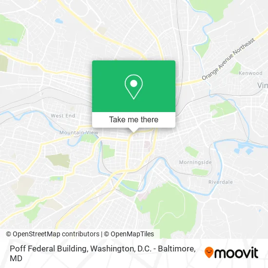 Poff Federal Building map