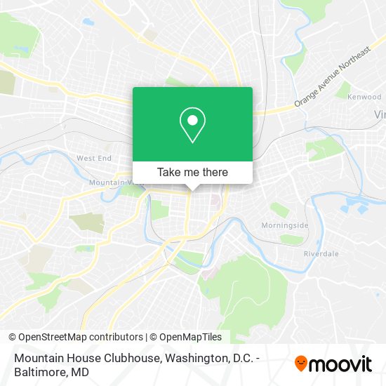 Mountain House Clubhouse map