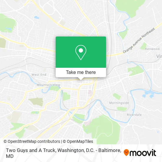 Mapa de Two Guys and A Truck