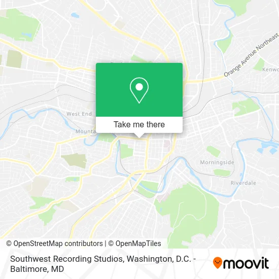 Southwest Recording Studios map