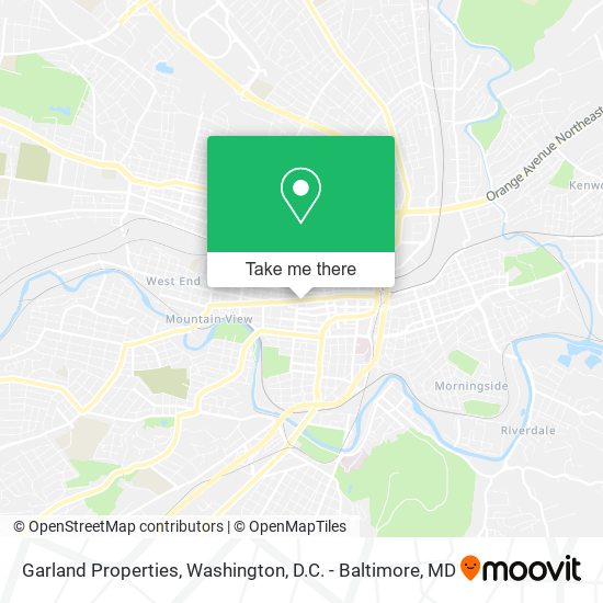 Garland Properties map