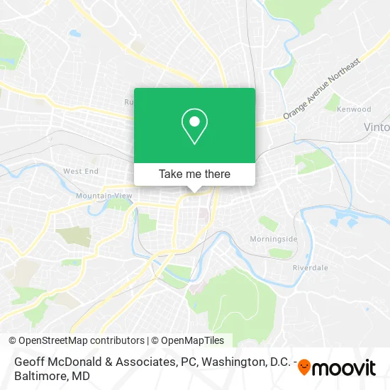 Mapa de Geoff McDonald & Associates, PC