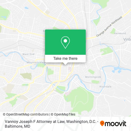 Vannoy Joseph F Attorney at Law map