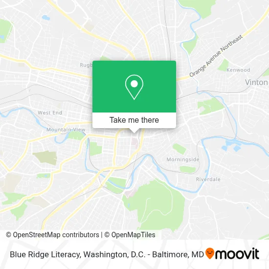 Blue Ridge Literacy map