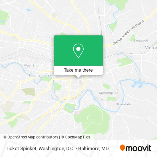 Ticket Spicket map