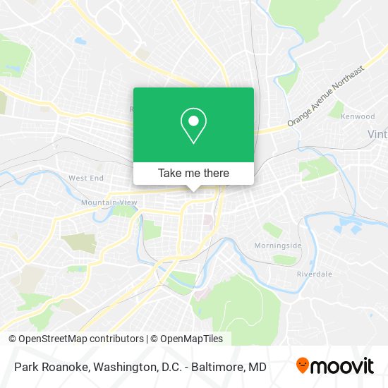 Mapa de Park Roanoke