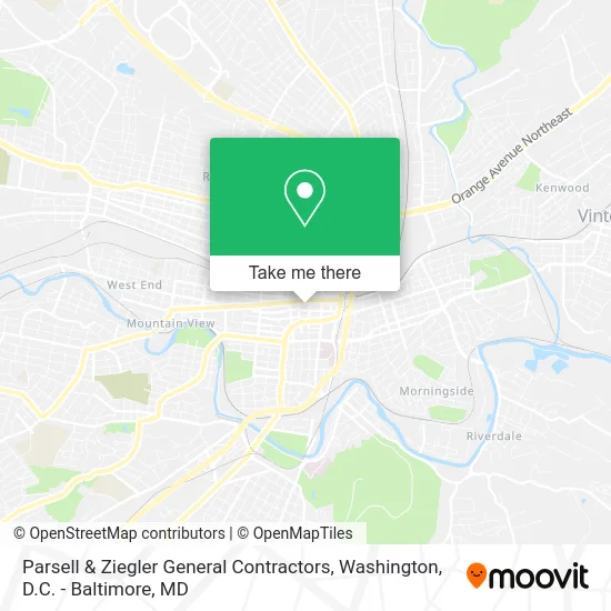 Parsell & Ziegler General Contractors map