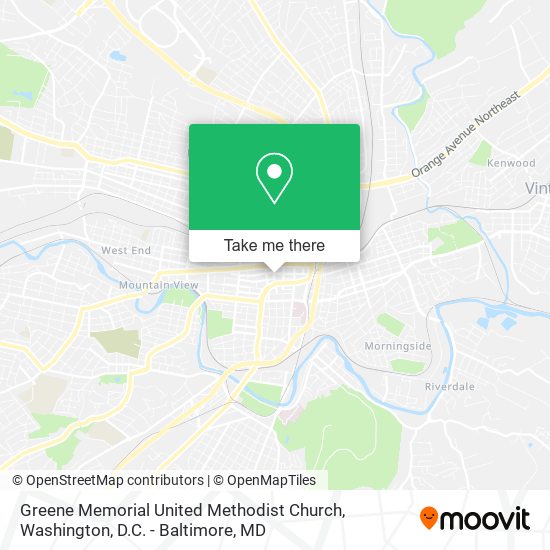 Mapa de Greene Memorial United Methodist Church