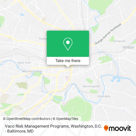 Vaco Risk Management Programs map