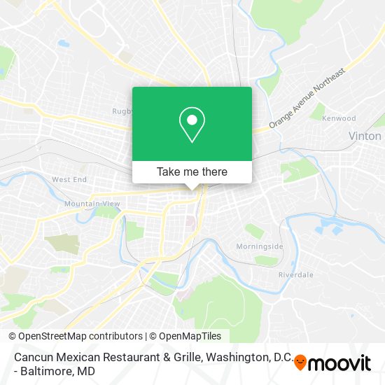 Cancun Mexican Restaurant & Grille map